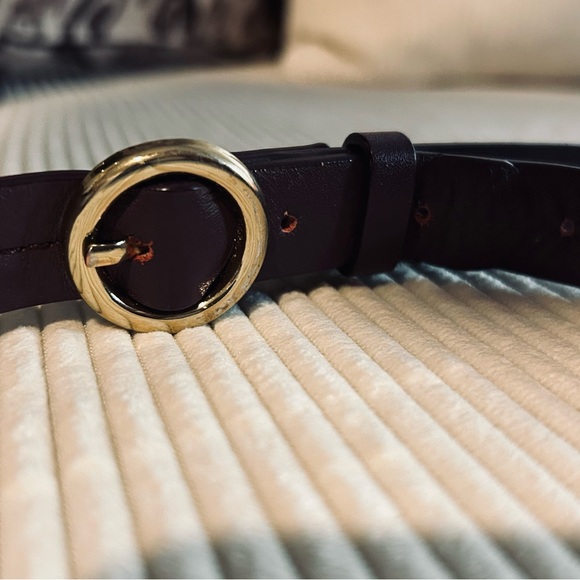 Halston Heritage Crossbody/shoulder bag. Leather & Suade, wine color - Picture 4 of 13